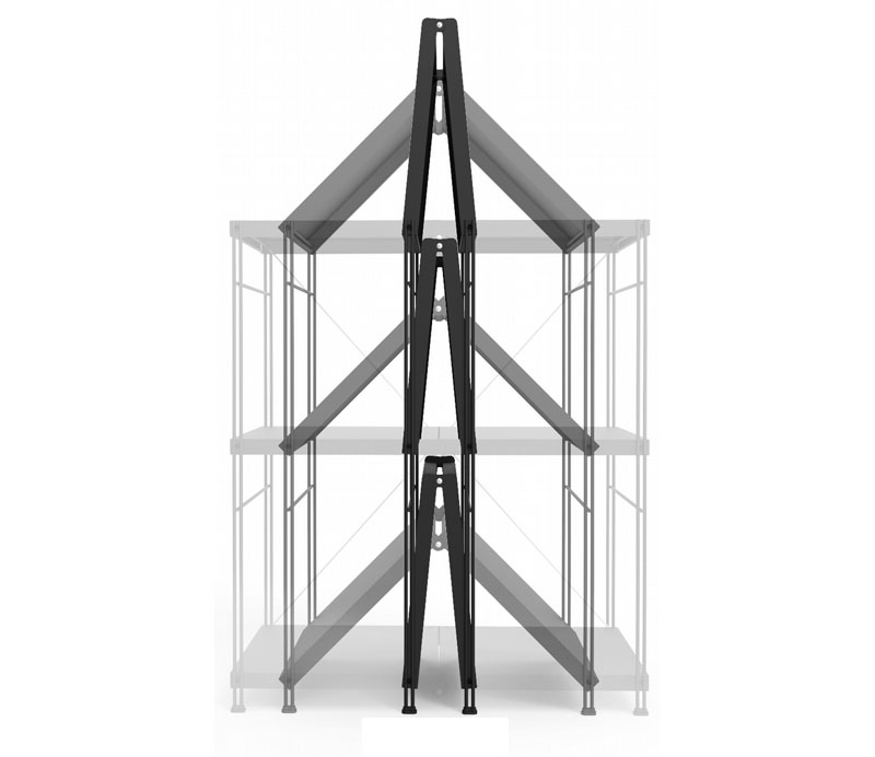 Scaffalatura Pieghevole